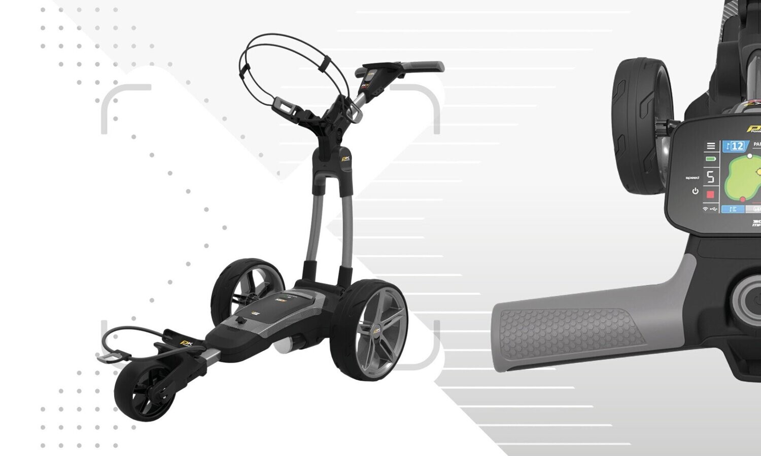 Powakaddy FX7 GPS Electric Golf Trolley (18 hole)