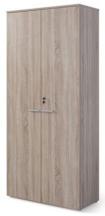 Armario alto con puertas y cerradura (93cm ancho x 208,8cm altura x 42
