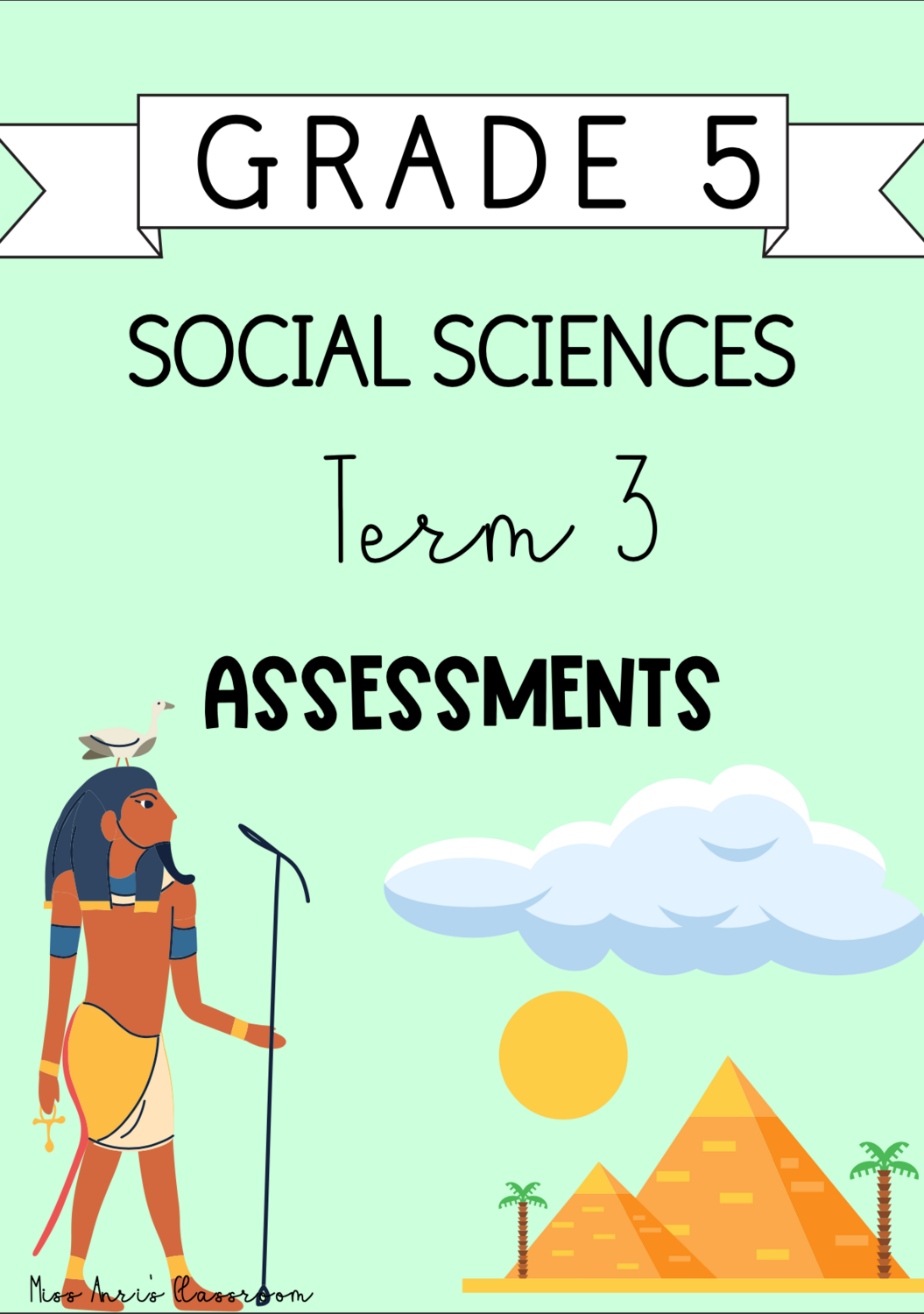 Grade 5 Social Sciences term 3 assessments (2023/2024)