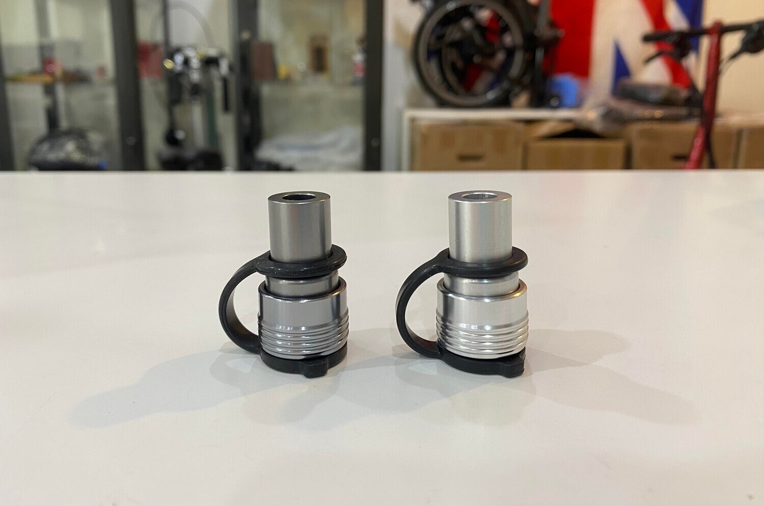 Pedal Holder for Titanium Spindle Left Detachable Pedal (H&H) Front