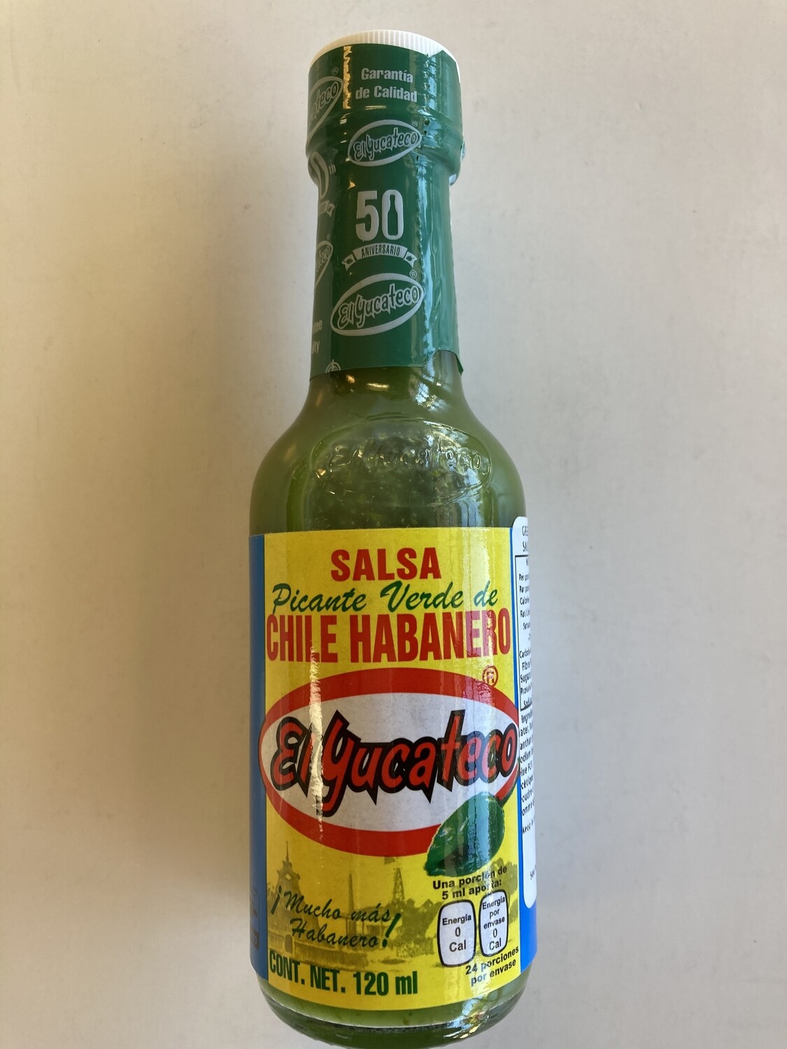 El Yucateco Chile Habanero Hot Sauce 120ml