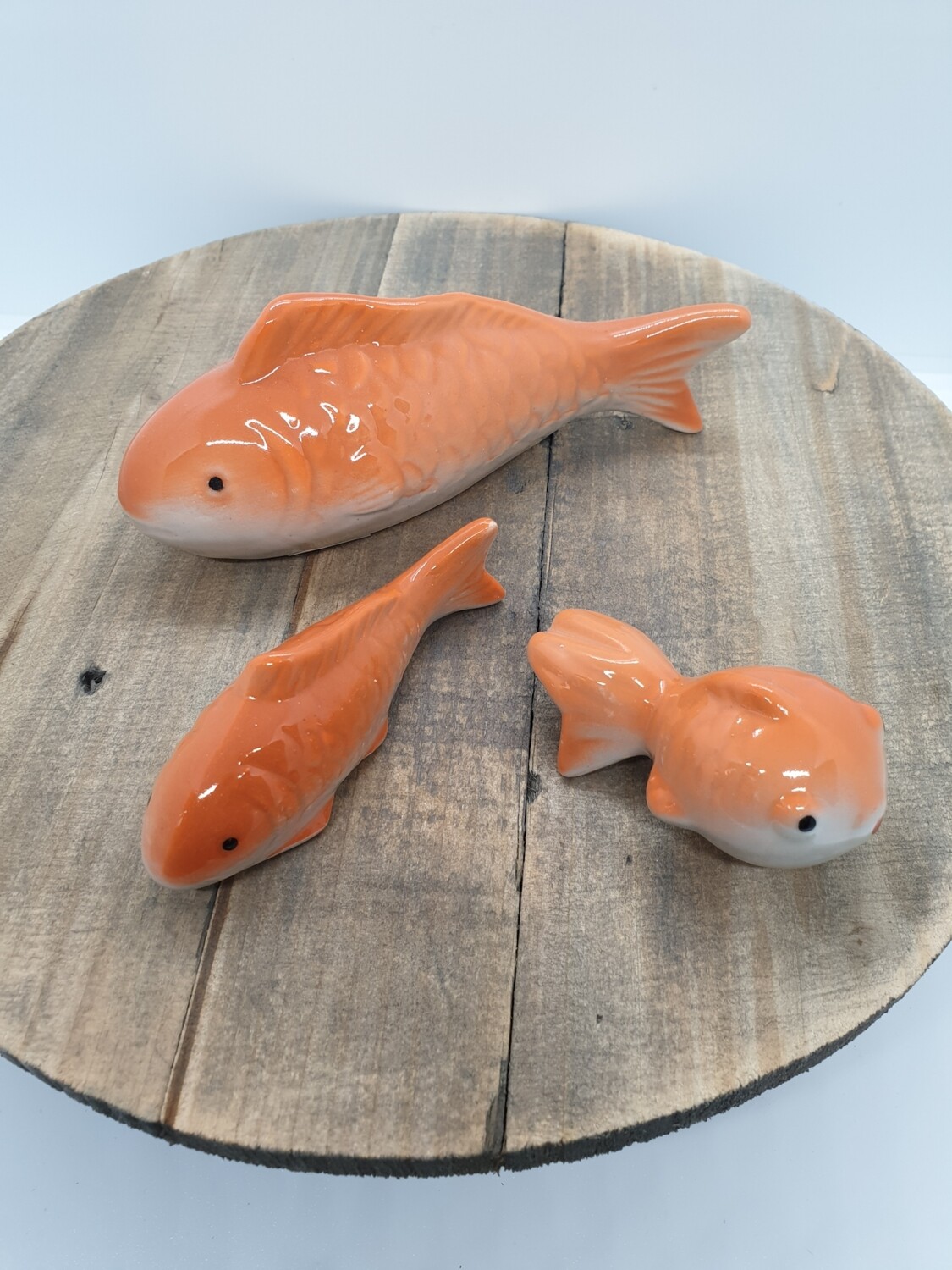 Ceramic floating goldfish set of 3 store the funky pickers shed Ceramic floating goldfish set of 3 store the funky pickers shed