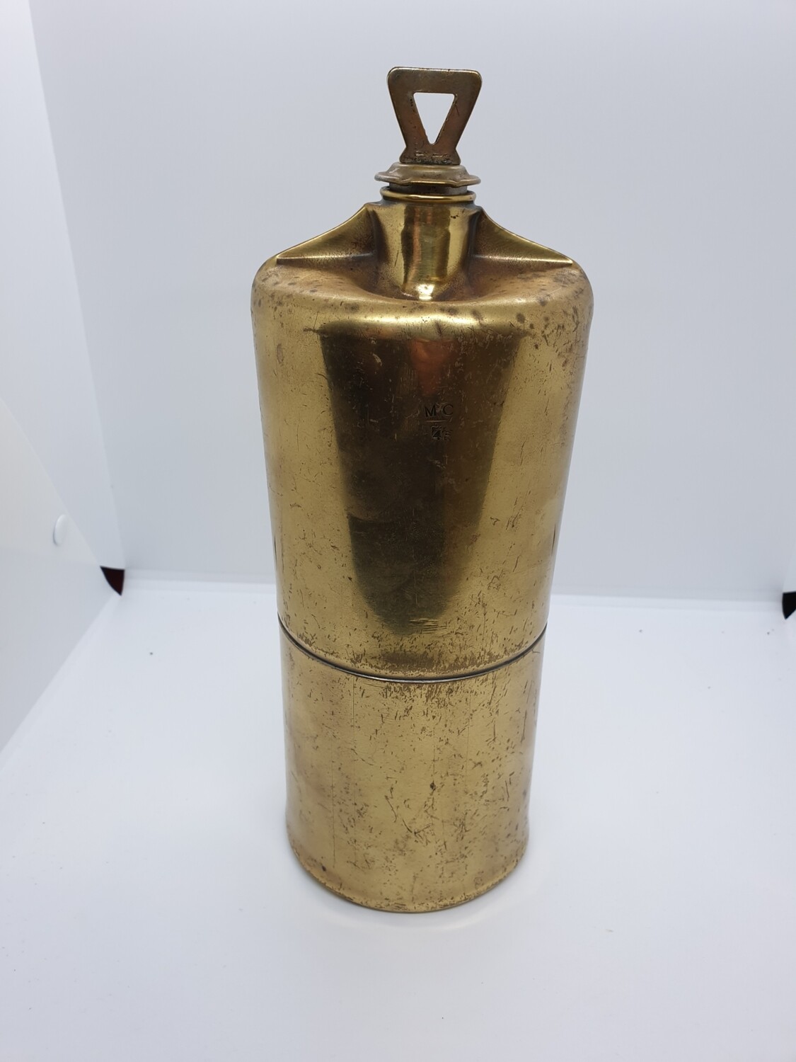 BRASS ANTIQUE WATER BOTTLE Store The Funky Pickers Shed Vinyl