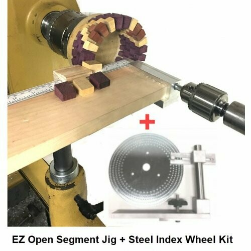 EZ Open Segment Tail Stock Jig w/ Index Wheel & Locking Post Kit