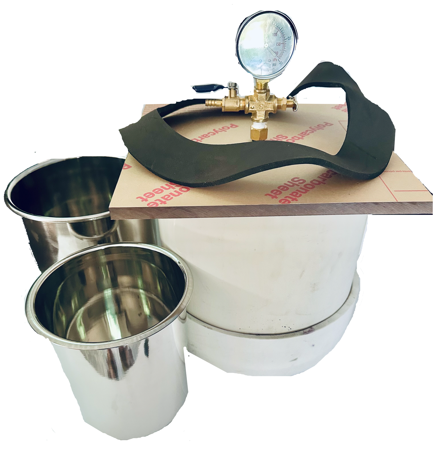 XL Vacuum Stabilization Multi Chamber 6pc Kit Huge 10in dia allows