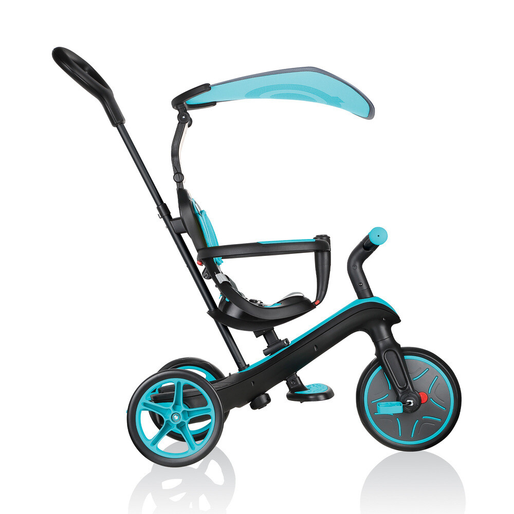 GLOBBER Tricycle Explorer Trike 4 en 1 bleu turquoise