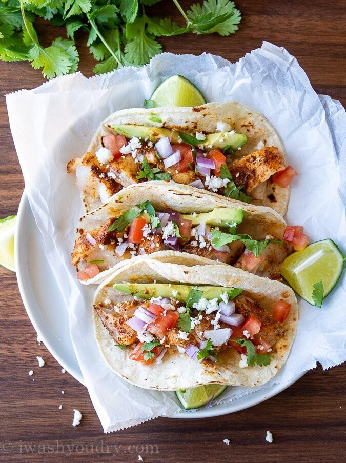 Trimmed Menu Baked Haddock Fish Taco