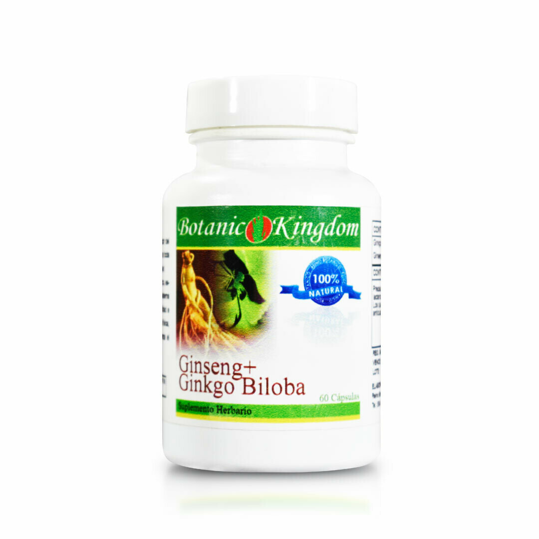 Ginseng + Ginkgo Biloba 60 Capsulas