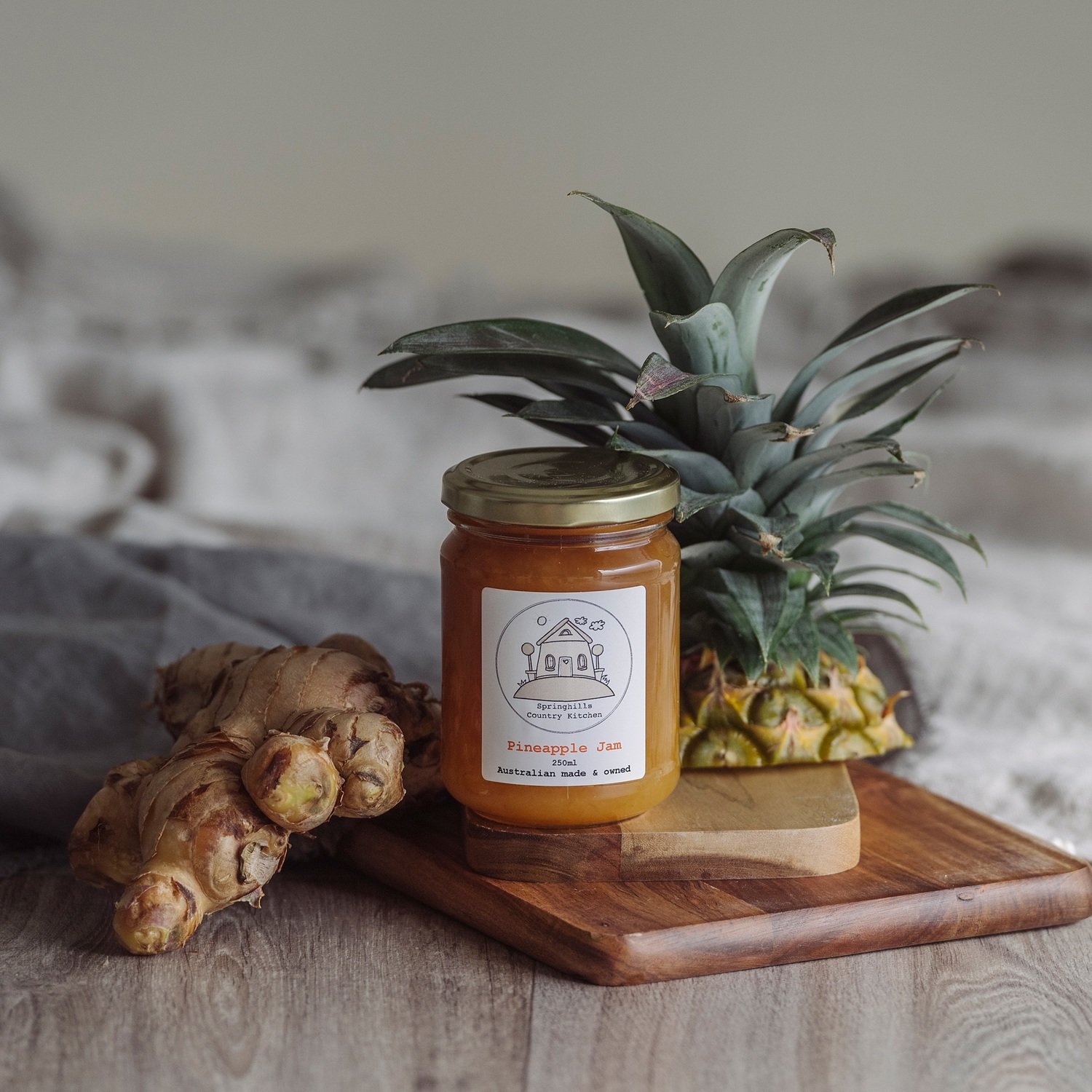 Pineapple & Ginger Jam 250ml