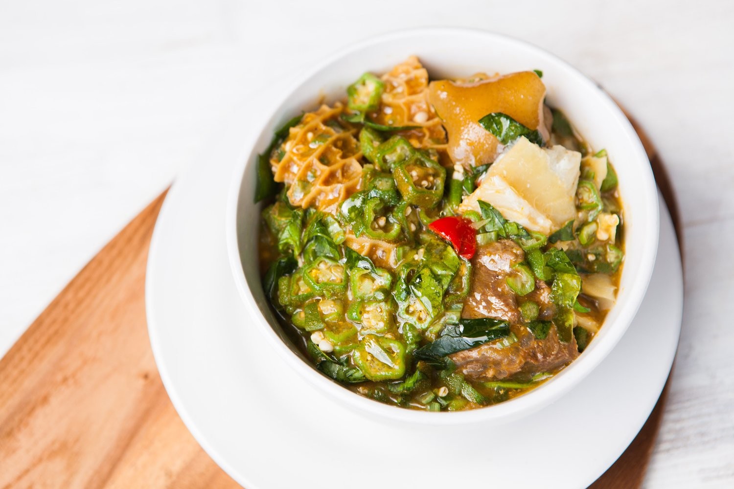 Okra Soup (Can be vegetarian) (Select Small, Family Value or Pot Pack Size)