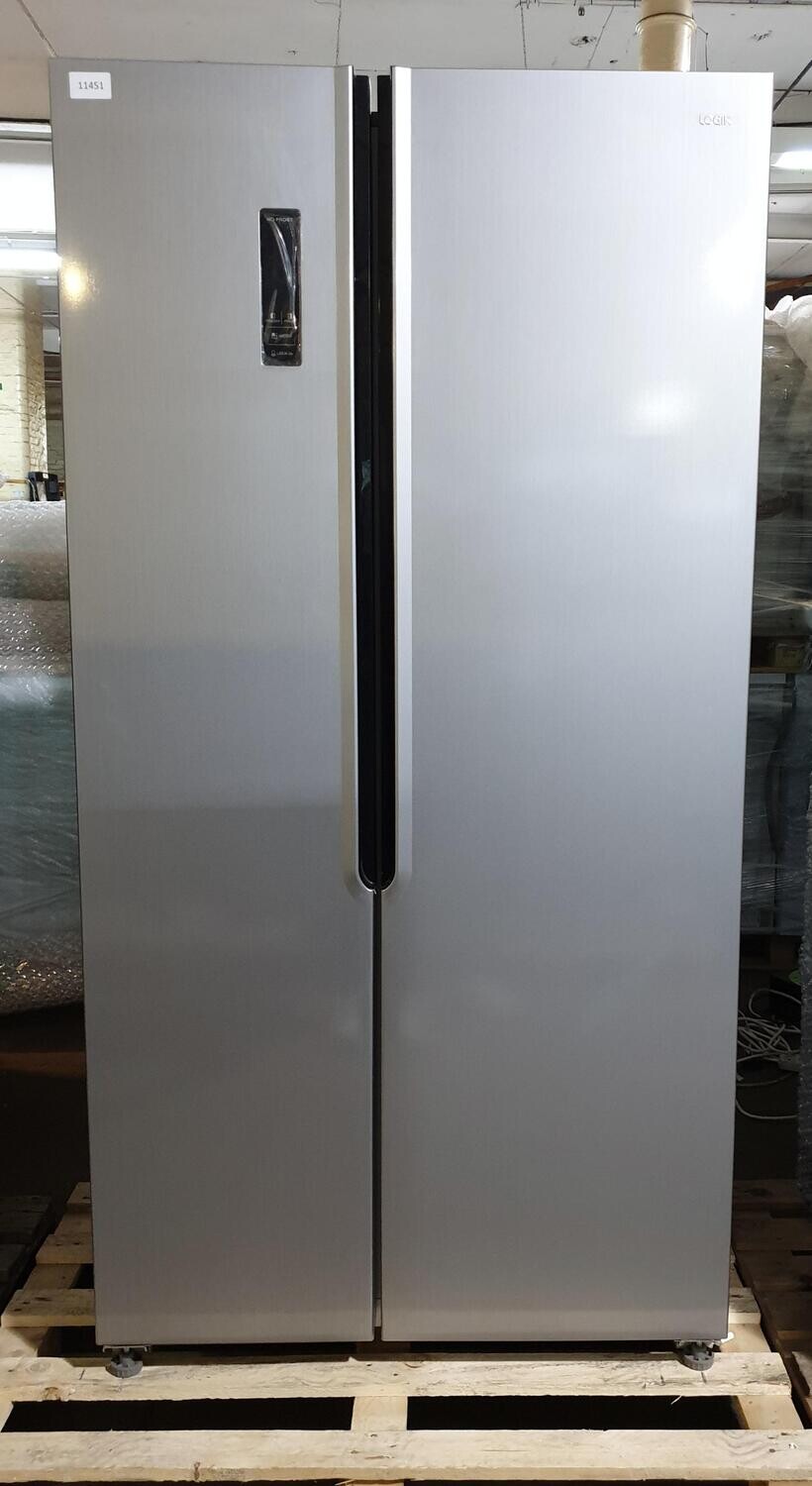 Logik LSSBSS20 472 Litre American Style Fridge Freezer Inox