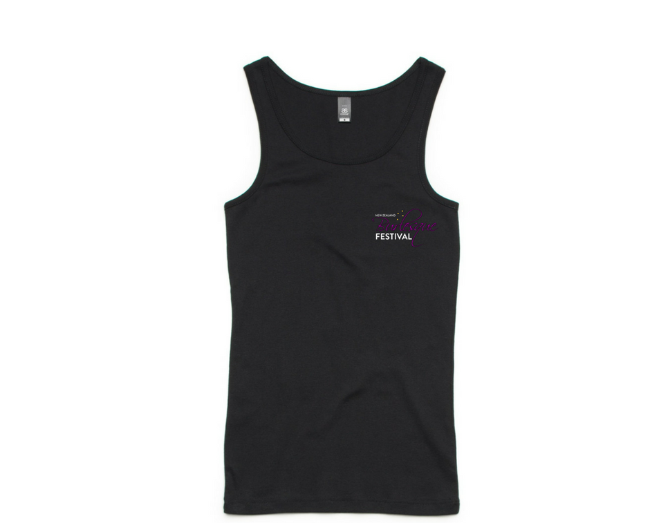 NZBF Embroidered Singlet - Old Logo 1017