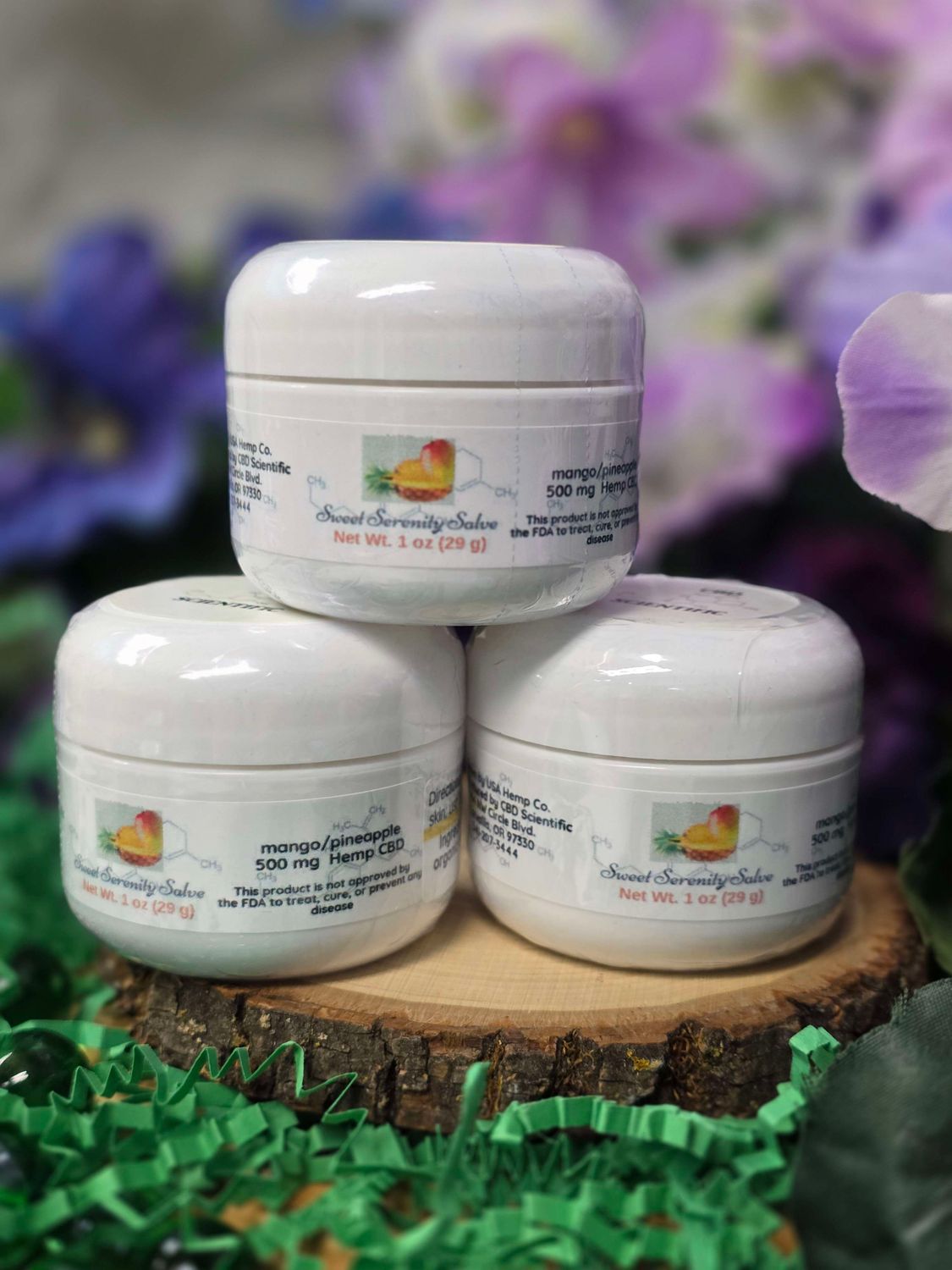 CBD Scientific--Mango Pineapple Salve (500 mg CBD;1 oz)