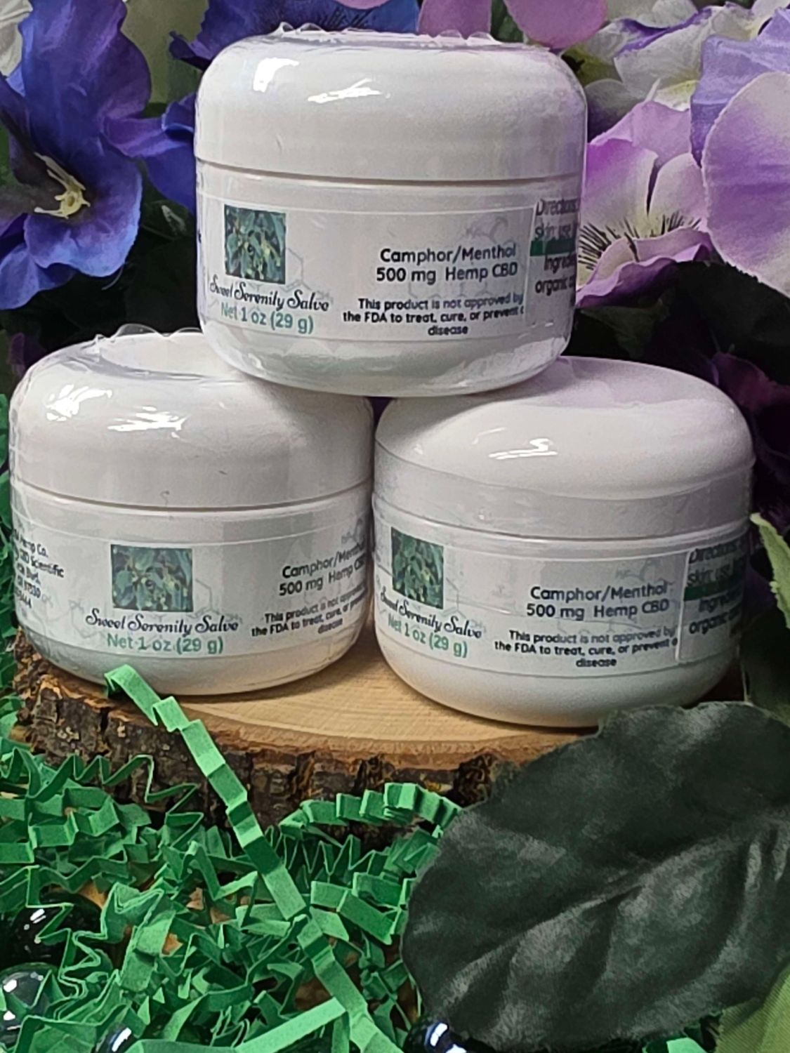 CBD Scientific--Menthol Camphor Salve (500 mg CBD)