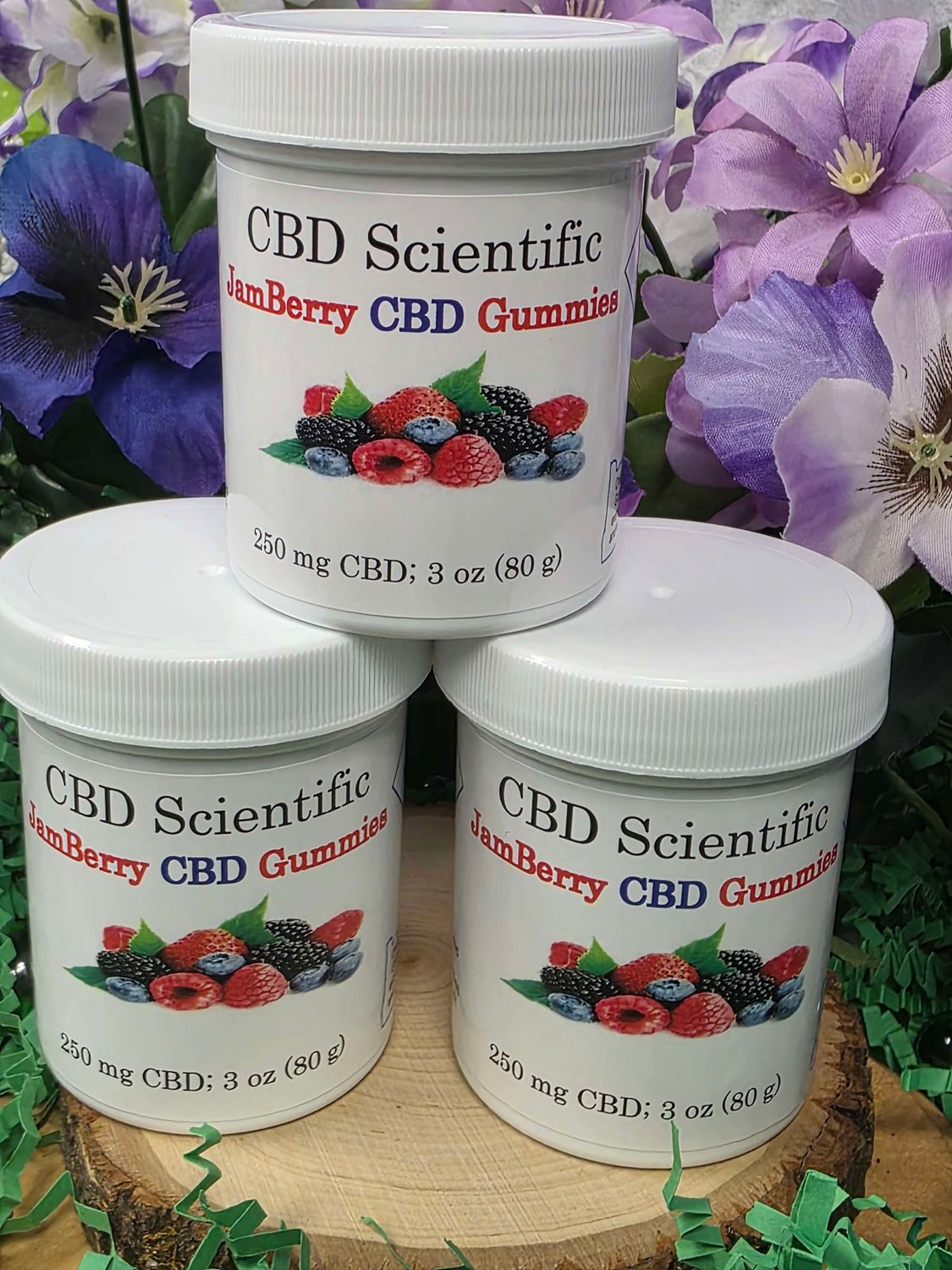 CBD Scientific---Jamberry Gummies (250 mg)