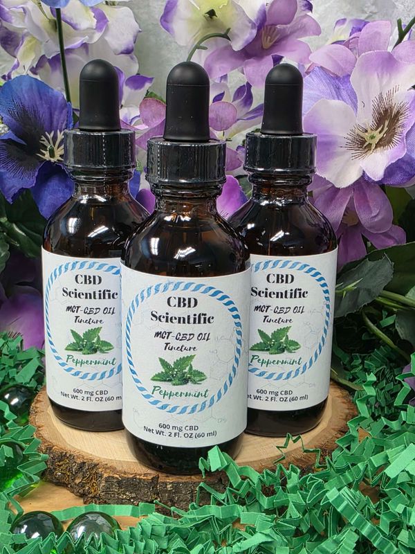 CBD Scientific--MCT oil Peppermint flavored (2 oz; 600 mg)