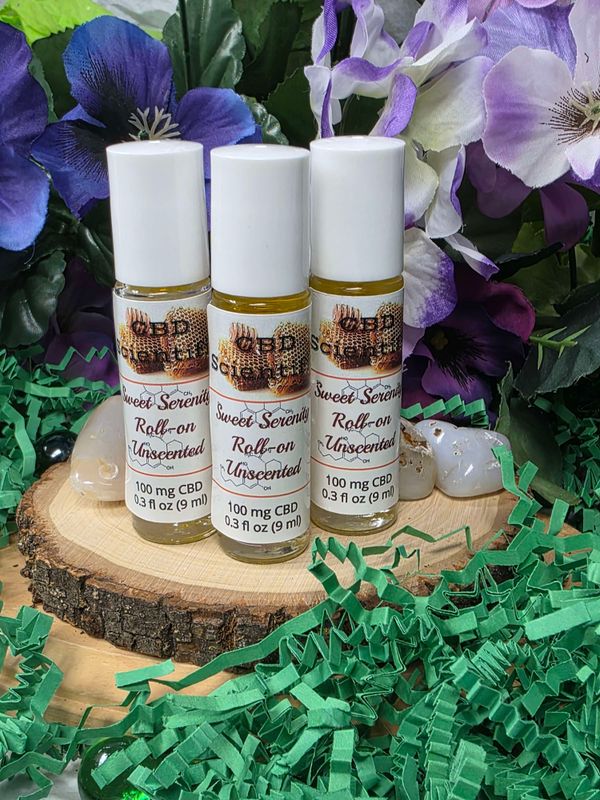 CBD Scientific--Unscented Roll-on (90 mg CBD)