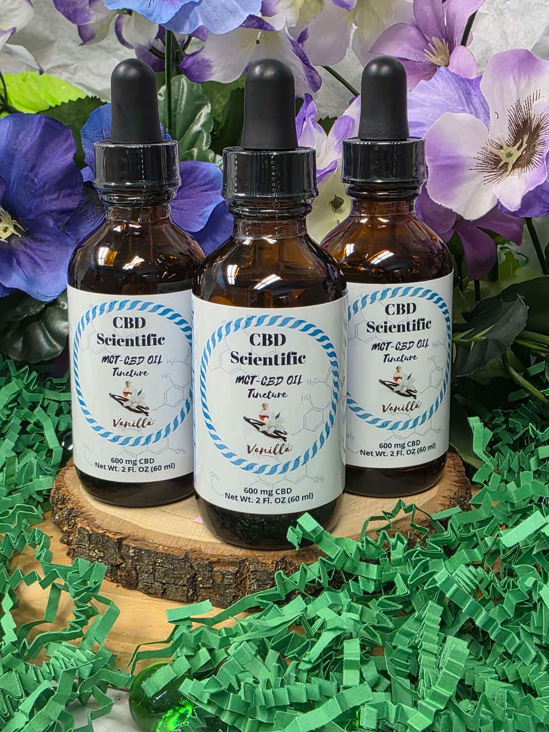 CBD Scientific--MCT Tincture vanilla (600 mg; 2 oz)