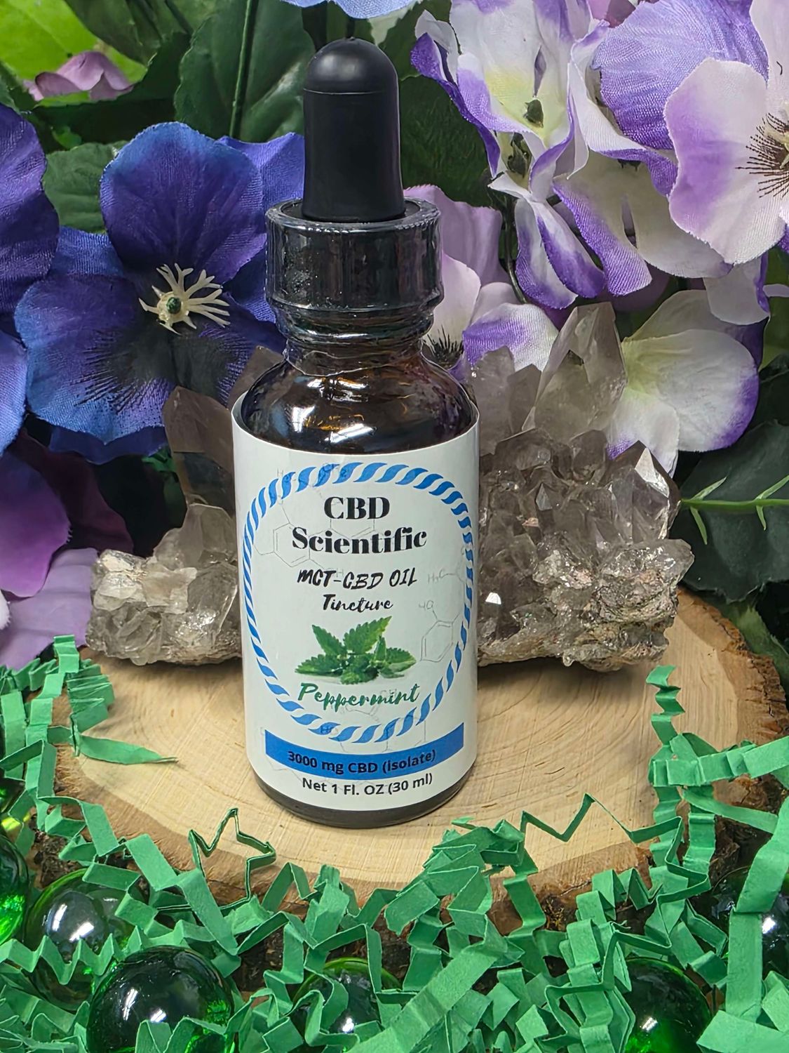 CBD Scientific--peppermint isolate tincture (1 oz; 3000 mg)