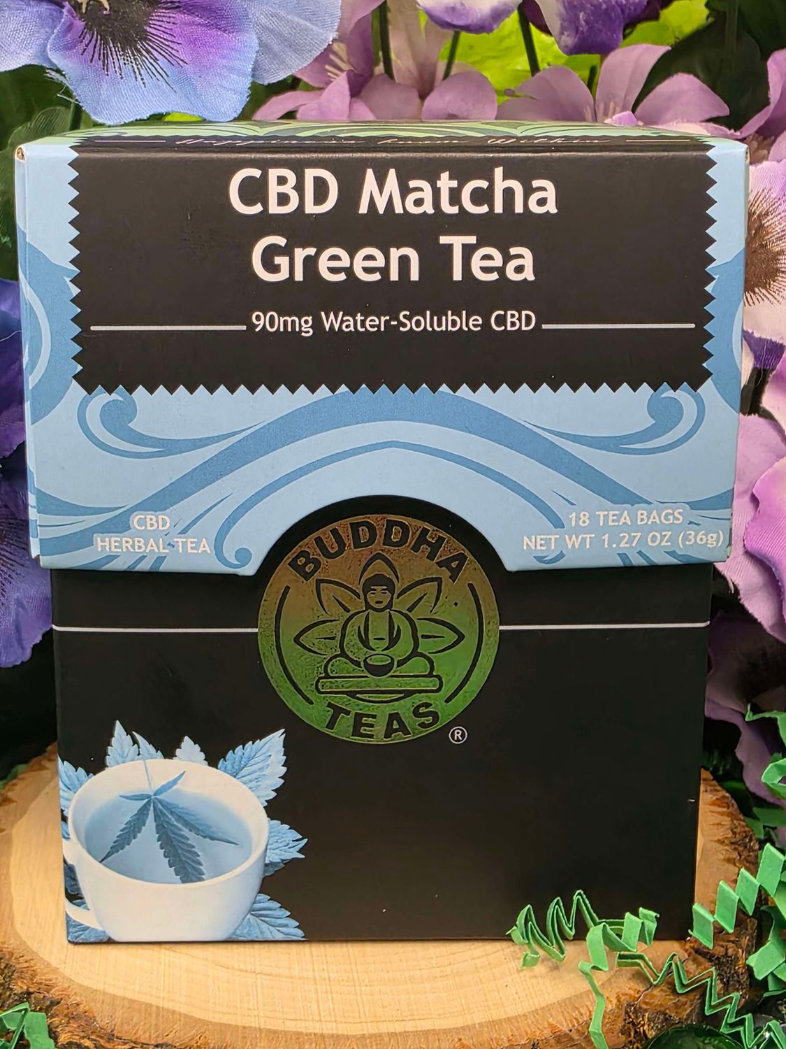 Buddha Teas—CBD matcha green tea