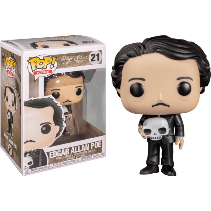 Funko Edgar Allan Poe with Skull Pop! Vinyl Figure