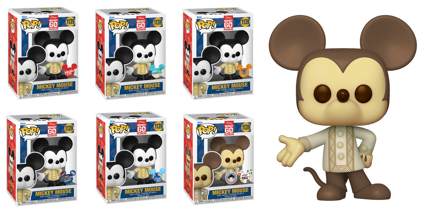 Funko Disney Mickey Go Philippines Mickey in Barong Set of 6 with