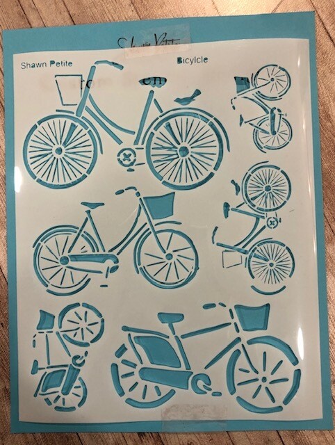Bicycle stencil clearance