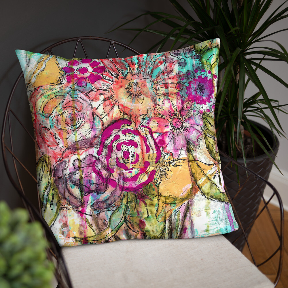 Floral Basic Pillow