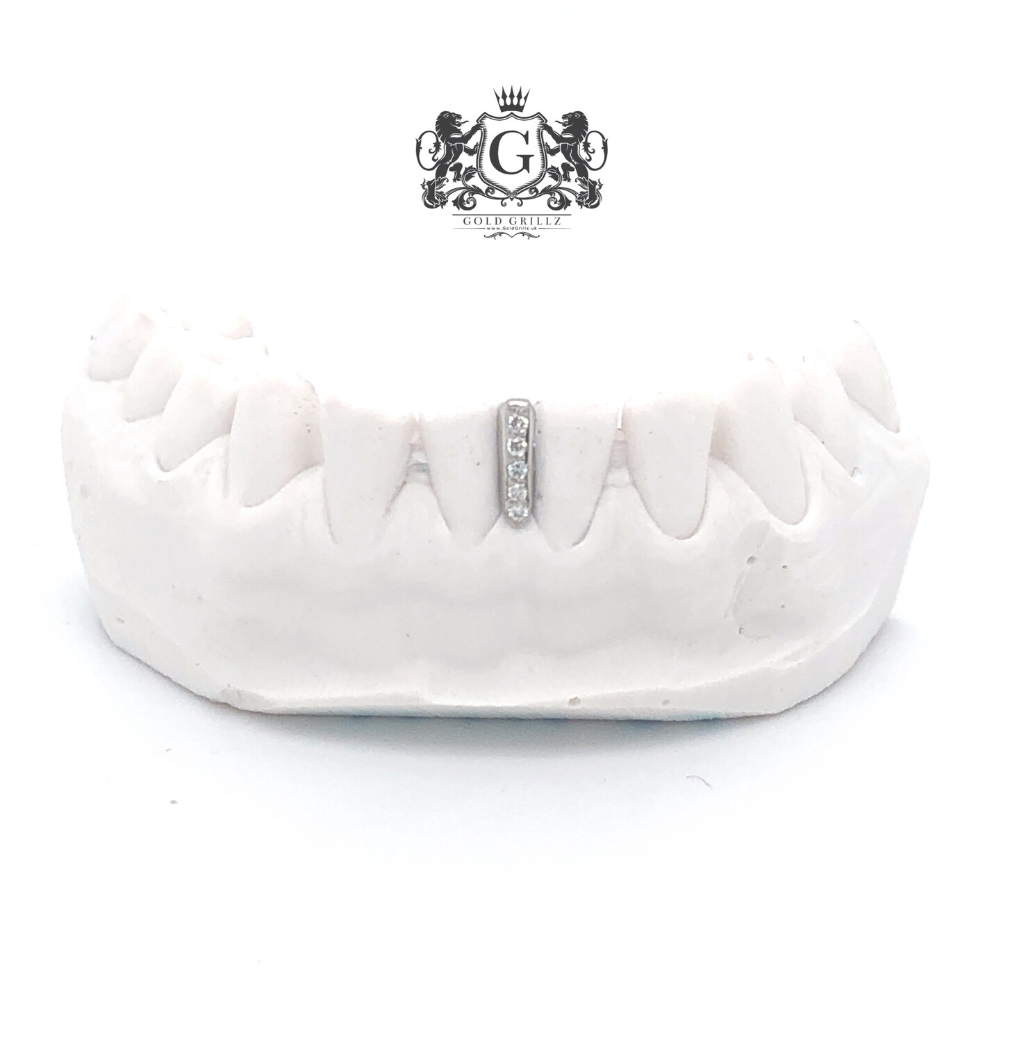 Gap Filler Single Gold Teeth with VVS Diamonds Gold Grillz