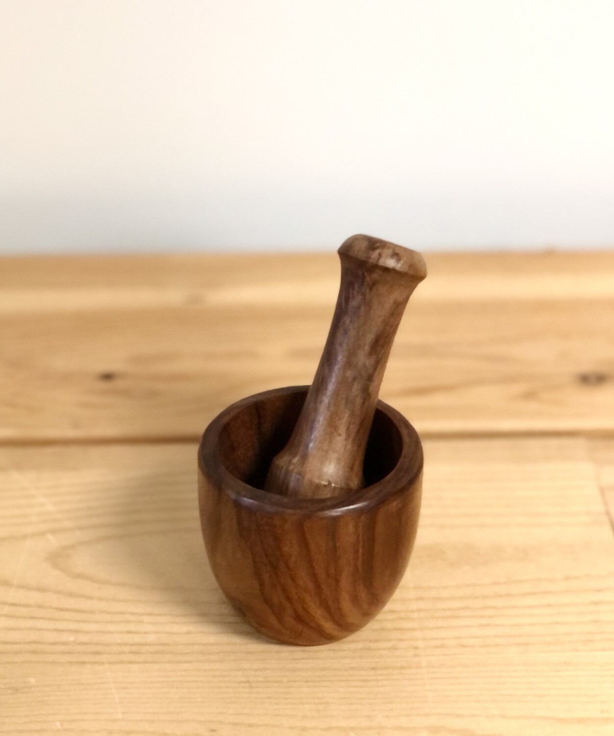 Wooden Mortar Pestle
