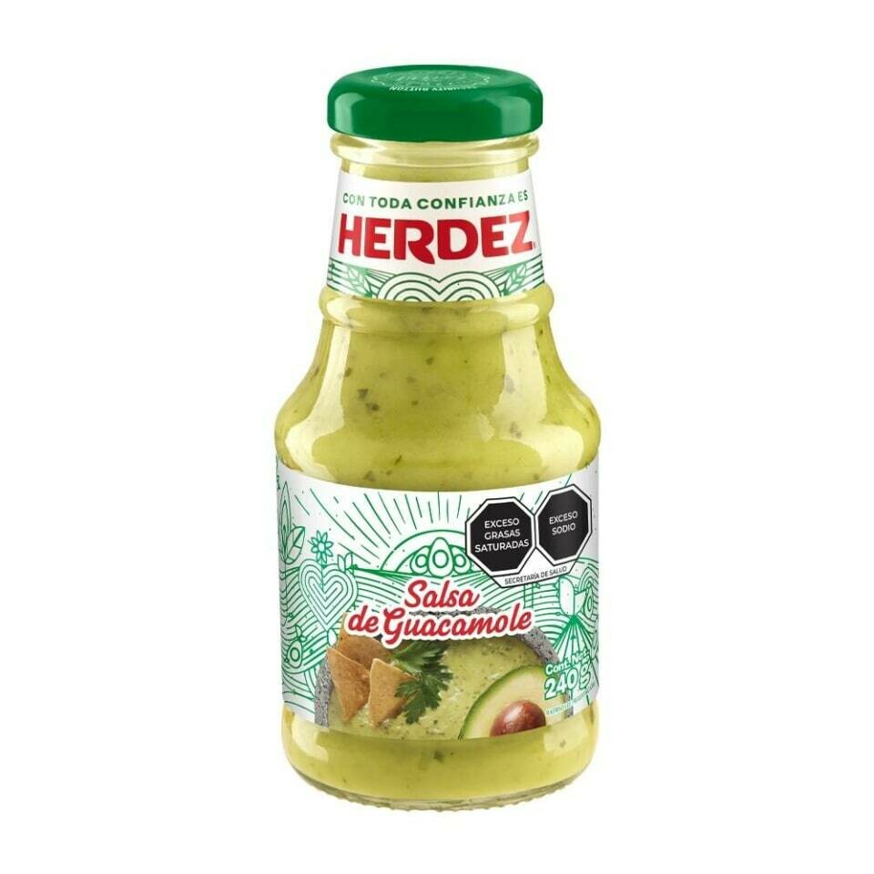 Herdez. Guacamole Sauce 240gr Free Delivery in Dubai