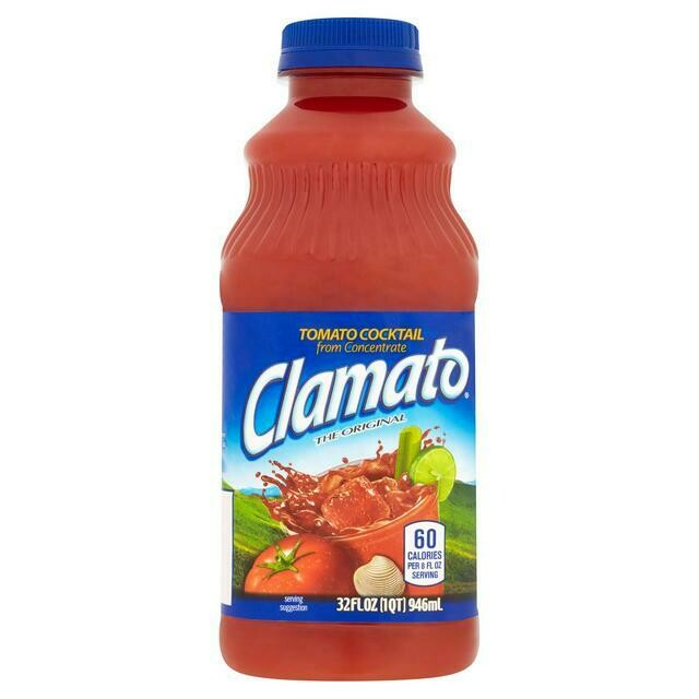 Clamato. Tomato juice with clam 946ml in Dubai