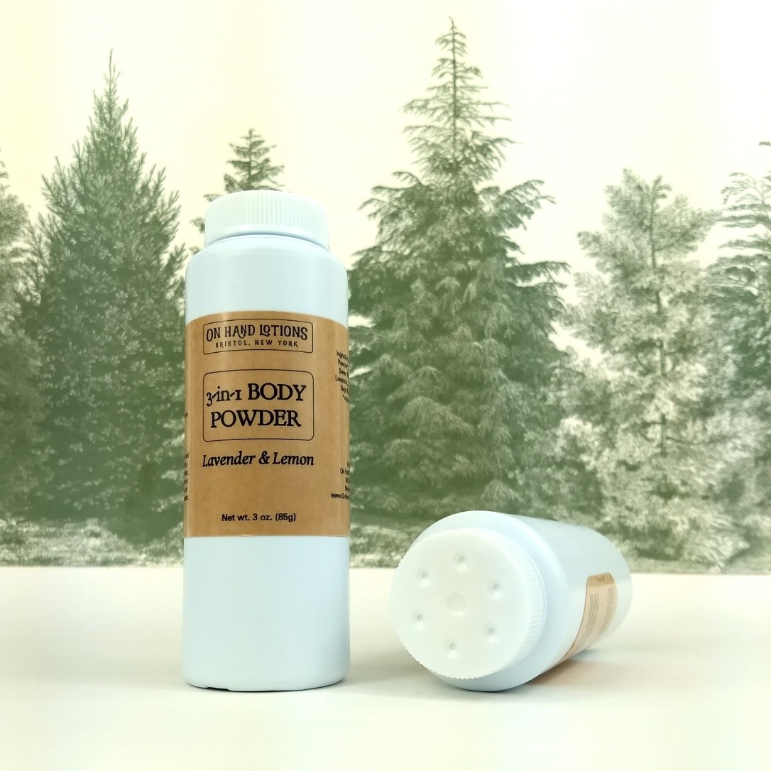 Lavender & Lemon 3in1 Body Powder & Dry Shampoo Store On Hand Lotions