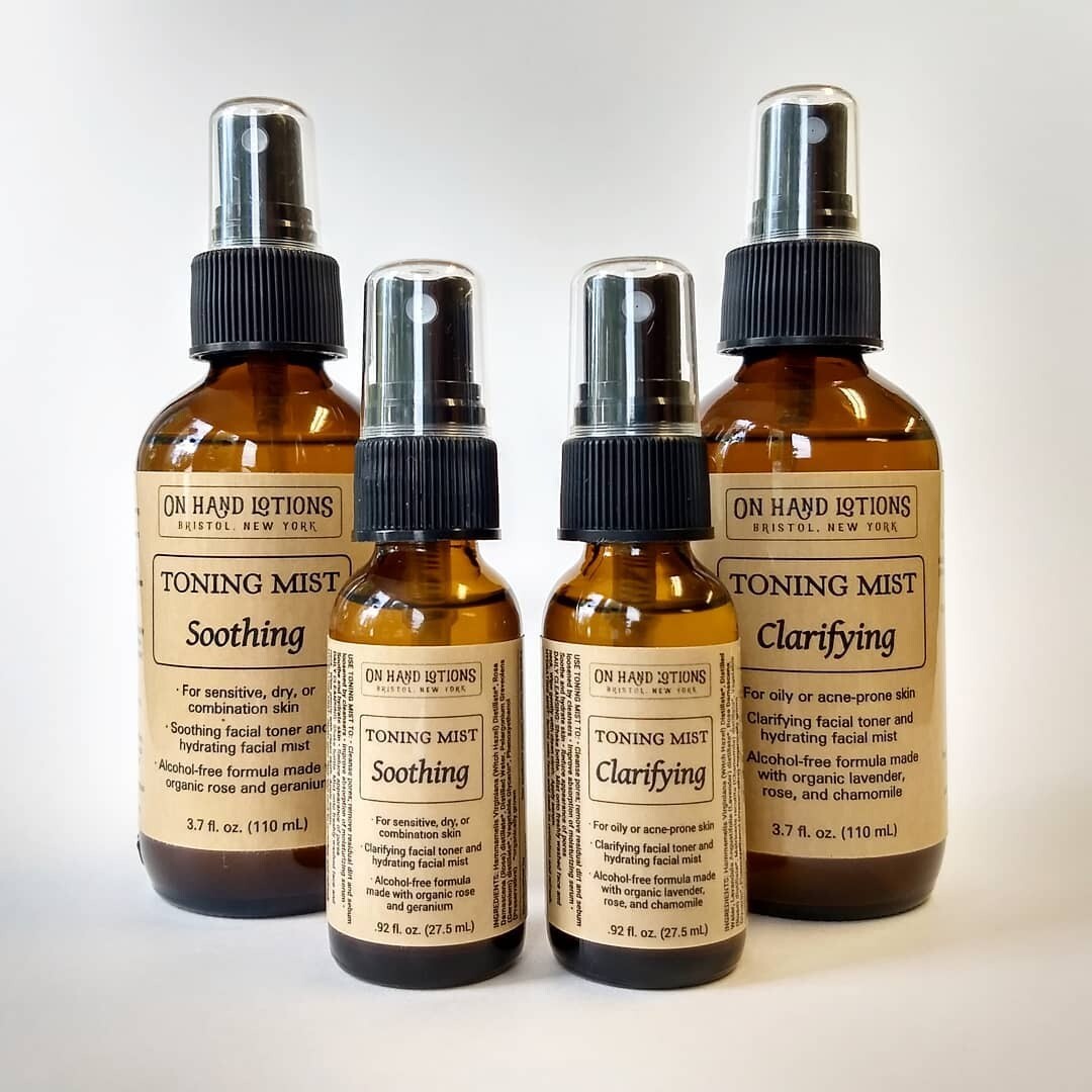 Facial Toning Mist Soothing or Clarifying