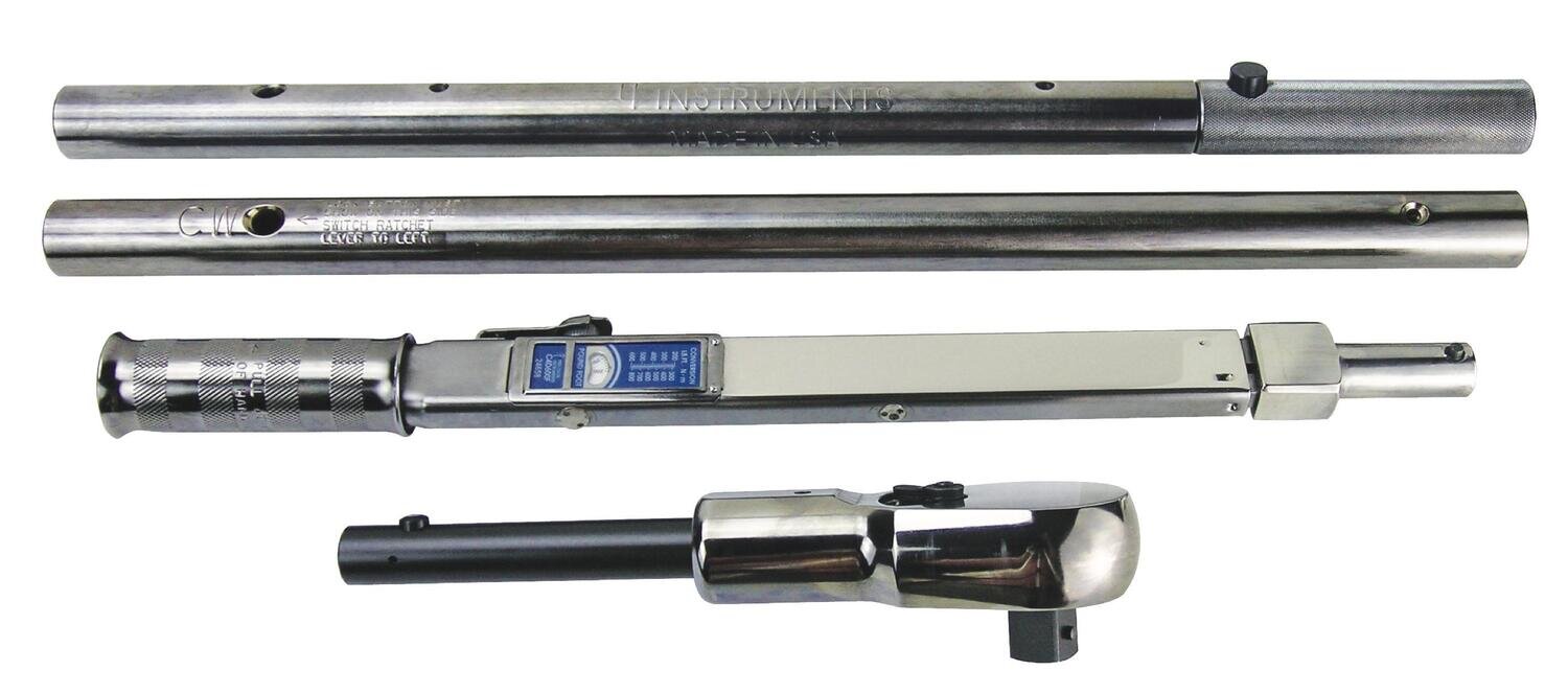 PRIC4D600F36H 3/4” Torque Wrench/Breaker Bar Set