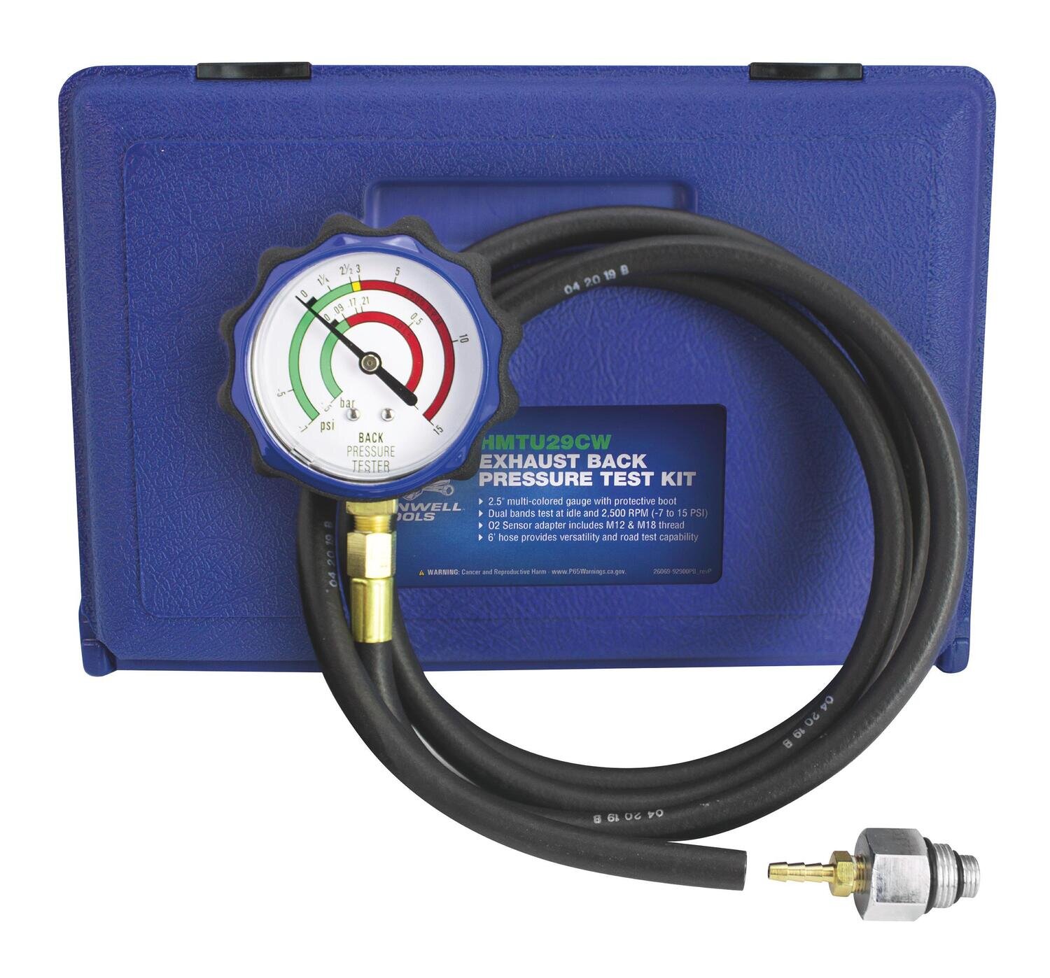 HMTU29CW Exhaust Back Pressure Test Kit