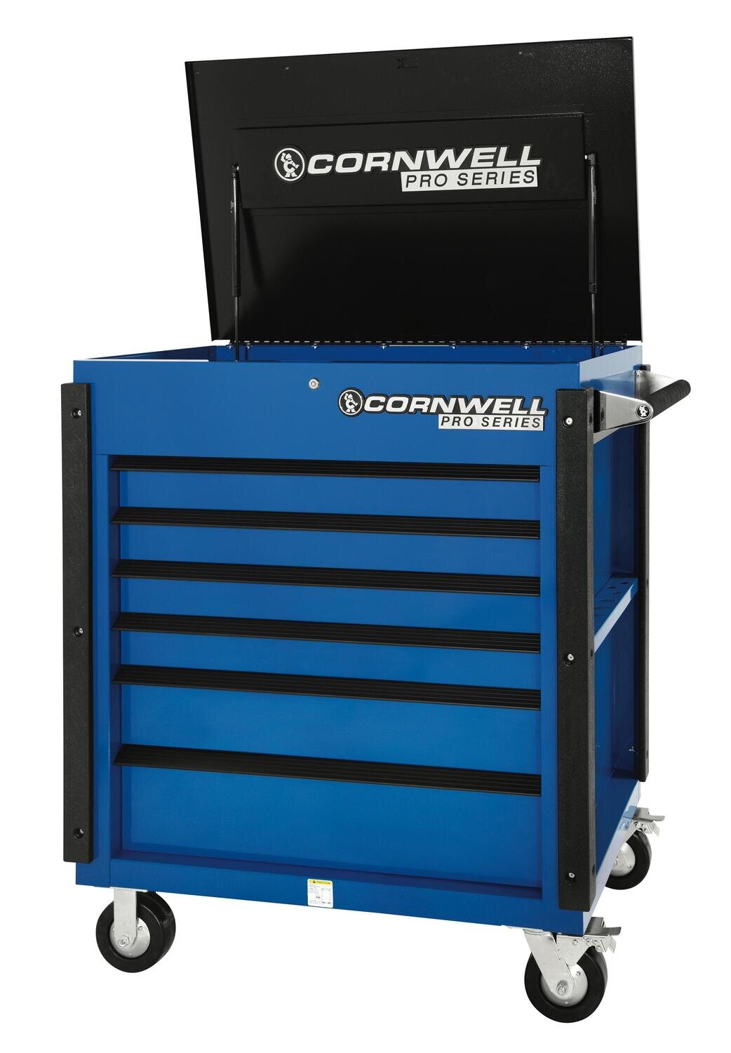 CTSPSF416KB PRO SERIES® 6Drawer Flip Top Cart