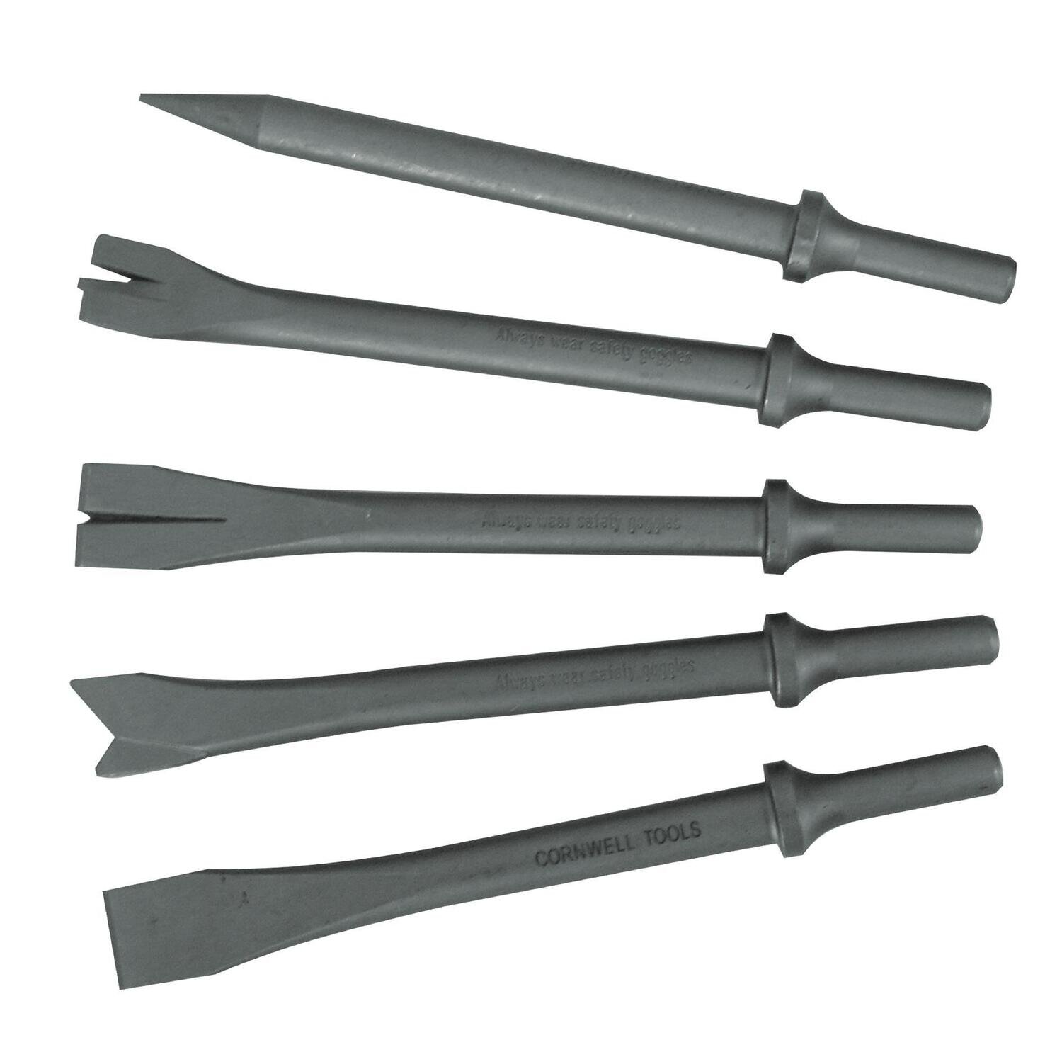 CTG5ACS 5 Piece Air Chisel Set