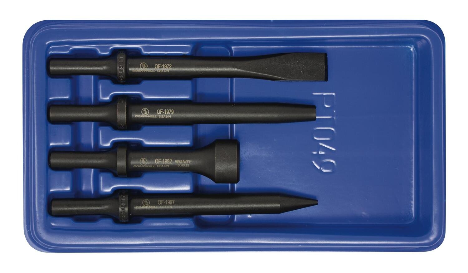 ZZ4HPS 4 Piece Assorted Air Hammer Bit Set