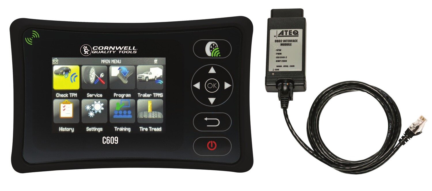 ATQC609 Complete TPMS Diagnostic Kit w/ OBD Module