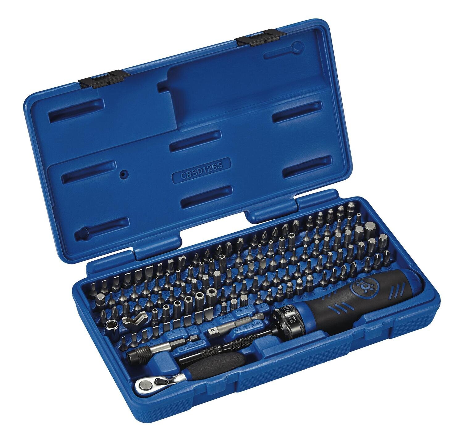 CBSD126S 126 Piece Ratcheting Screwdriver Bit Set