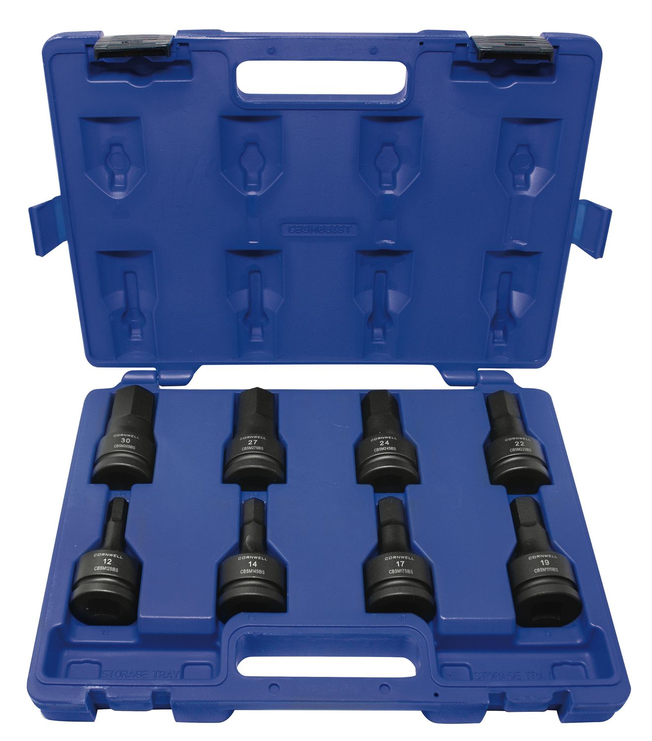 CBSM85IST 8 Piece 3/4" Metric Hex Impact Bit Socket Set