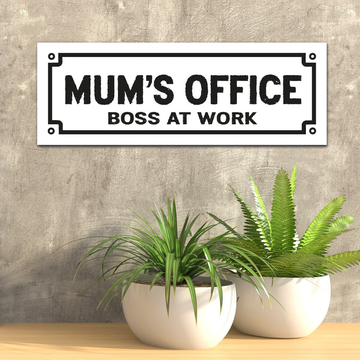 MUM'S OFFICE Personalised Street Sign