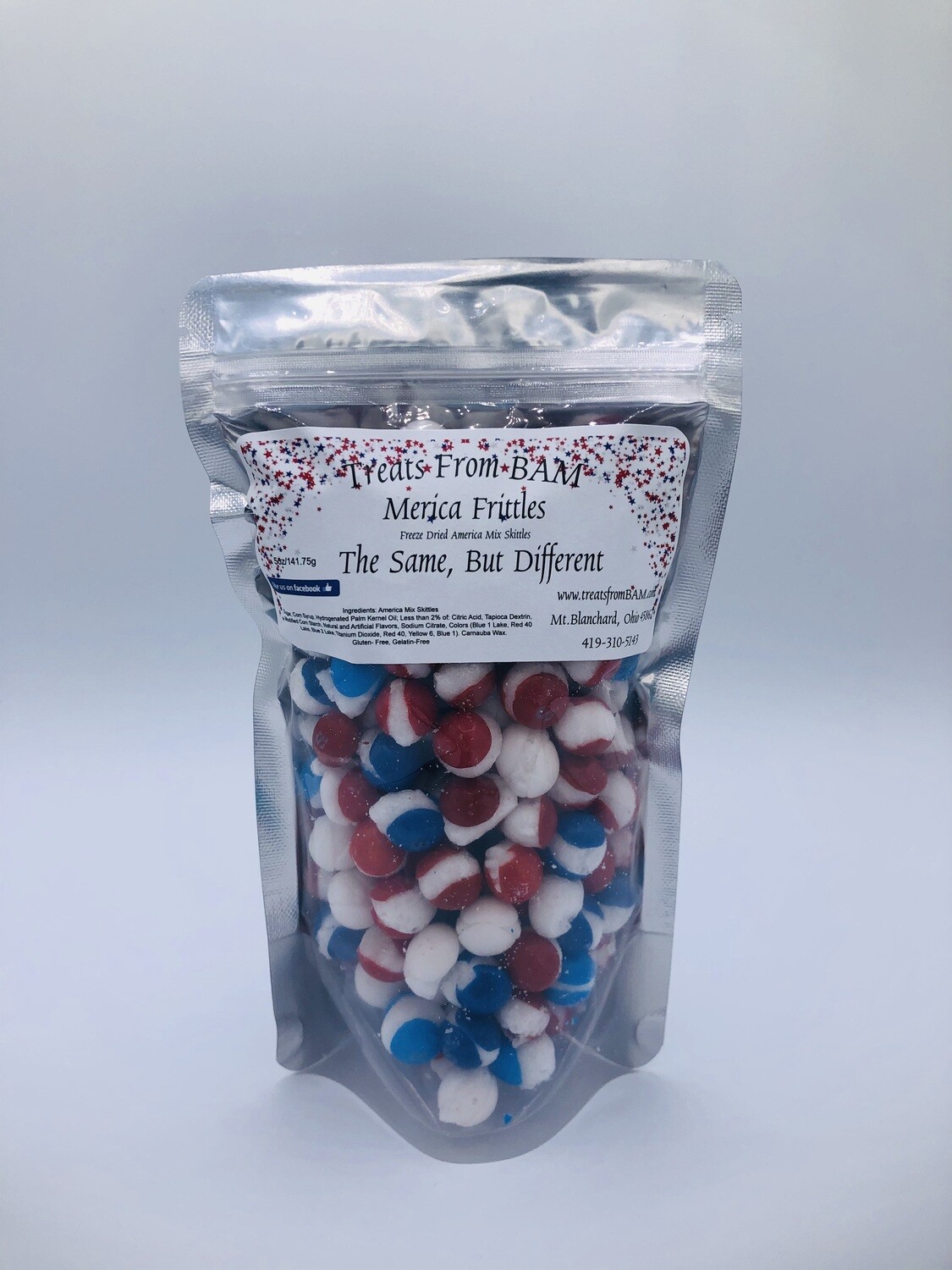 5oz Freeze Dried America Mix Skittles