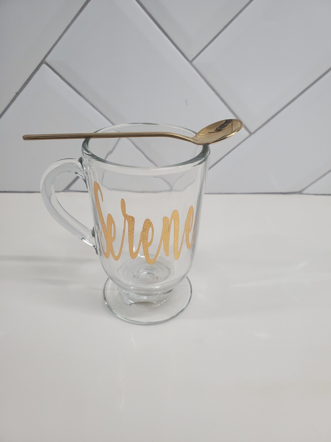 Irish Coffee Mug with Teaspoon