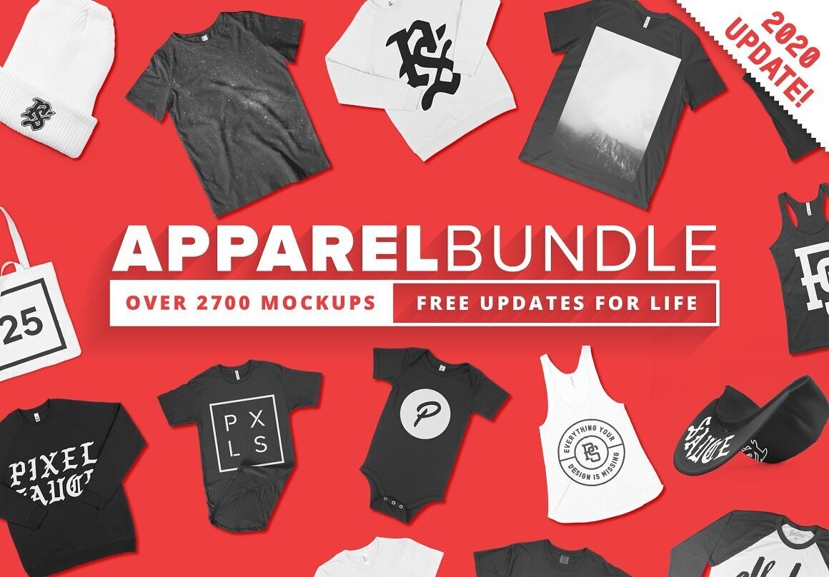 TShirt Mockups Bundle 2500+Mockups
