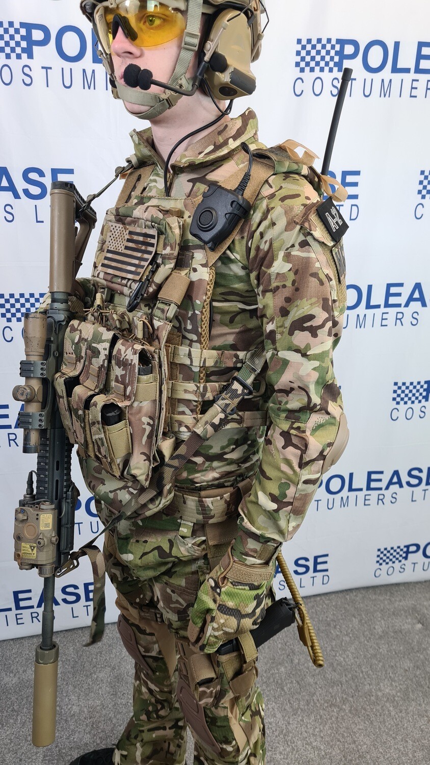 US Army special forces / seals uniform and equipment, current.