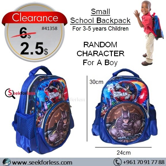 School Backpack (35 years) BOYS