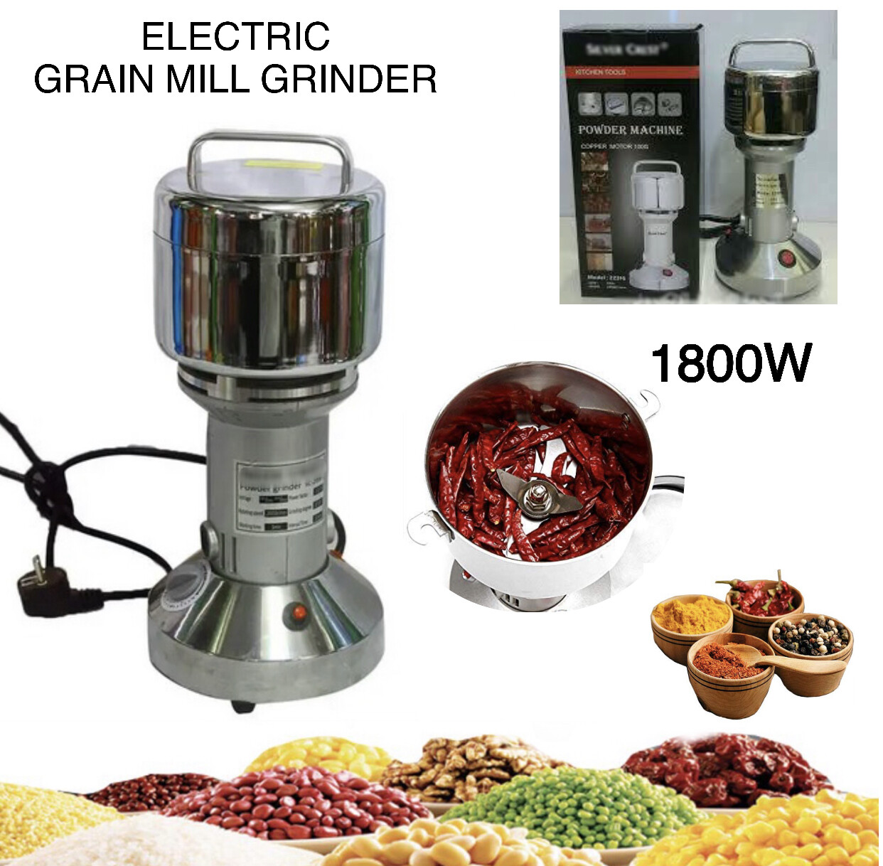 Grain Mill Grinder