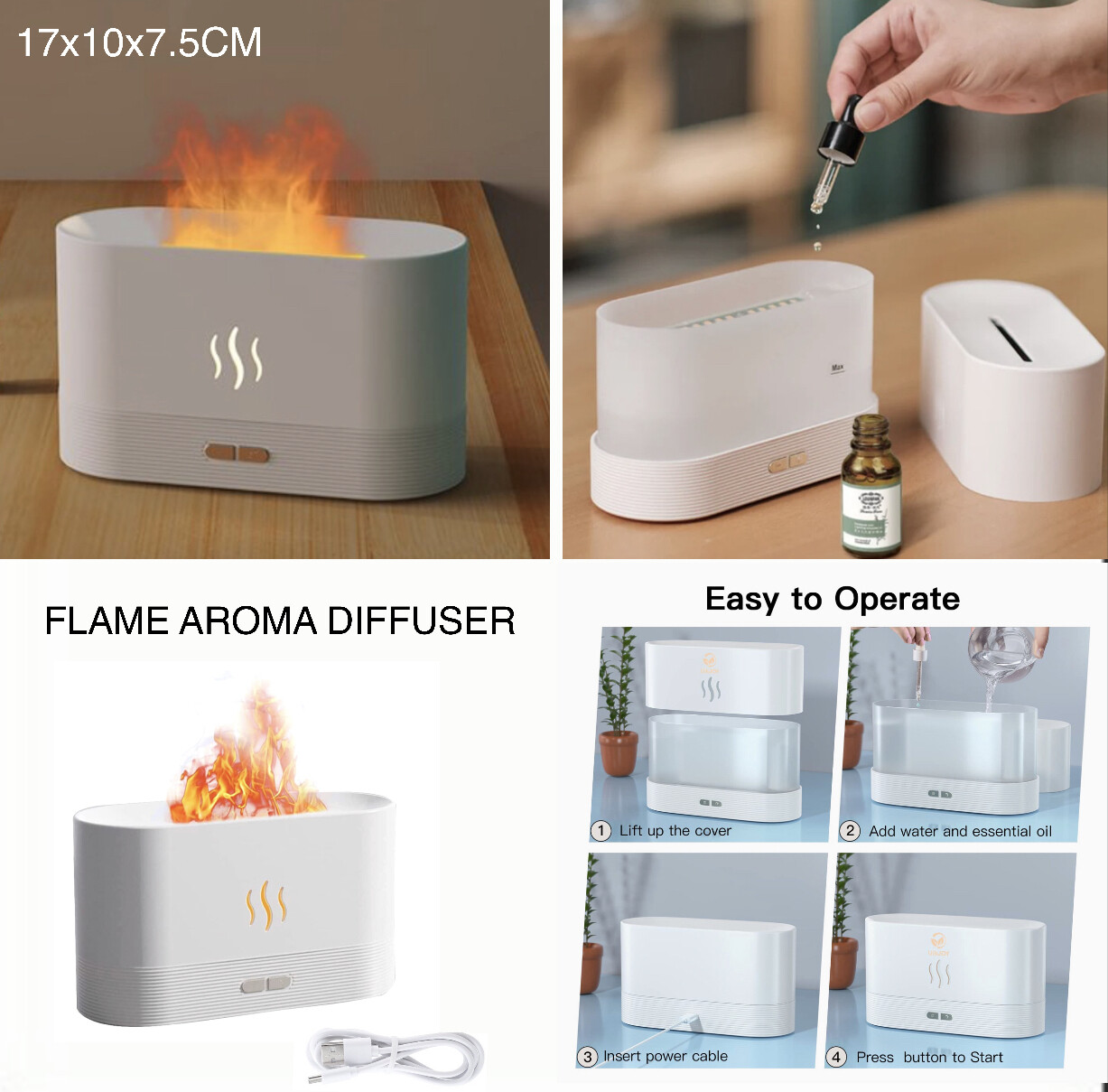 Flame Aroma Diffuser